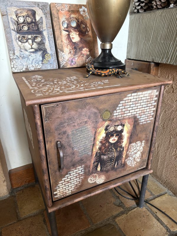 Meuble style "Steampunk"